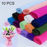10 PCS Flowers Packaging Paper DIY Handmade Paper, Random Color Delivery, DIY Handmade Paper DIY Handmade Paper