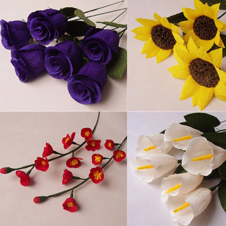 10 PCS Flowers Packaging Paper DIY Handmade Paper, Random Color Delivery, DIY Handmade Paper