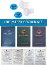 2 PCS 2 in 1 ABS Silicone Anti Snoring Air Purifier