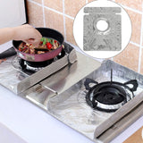 2 PCS Gas Stove Protectors Tableware Print Foil Heat-resistant Anti-Fouling Liner Cleaning Kitchen Tools Mat, HC3595A, HC3595B, HC3595C HC3595B