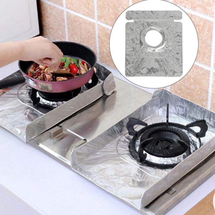 2 PCS Gas Stove Protectors Tableware Print Foil Heat-resistant Anti-Fouling Liner Cleaning Kitchen Tools Mat, HC3595A, HC3595B, HC3595C HC3595B