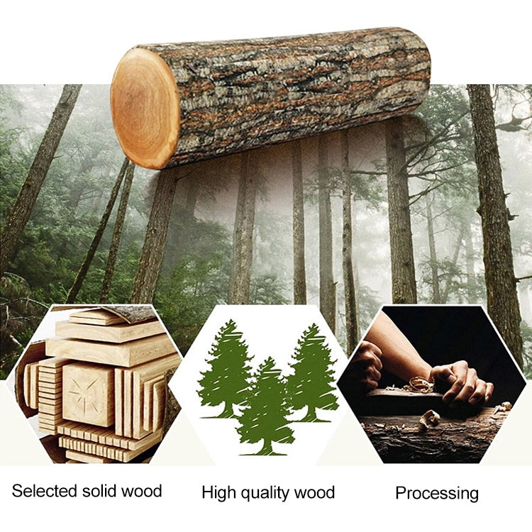 Solid Wood Dish Drip Rack Plate Holder, Size: 14x12x10cm, 3 Grid