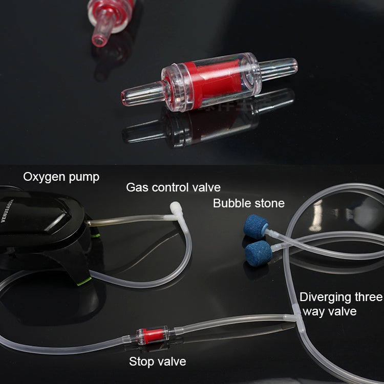 10 PCS Inline Check Valves for Fish Tank Air Pump, Interface: 4mm, 4mm