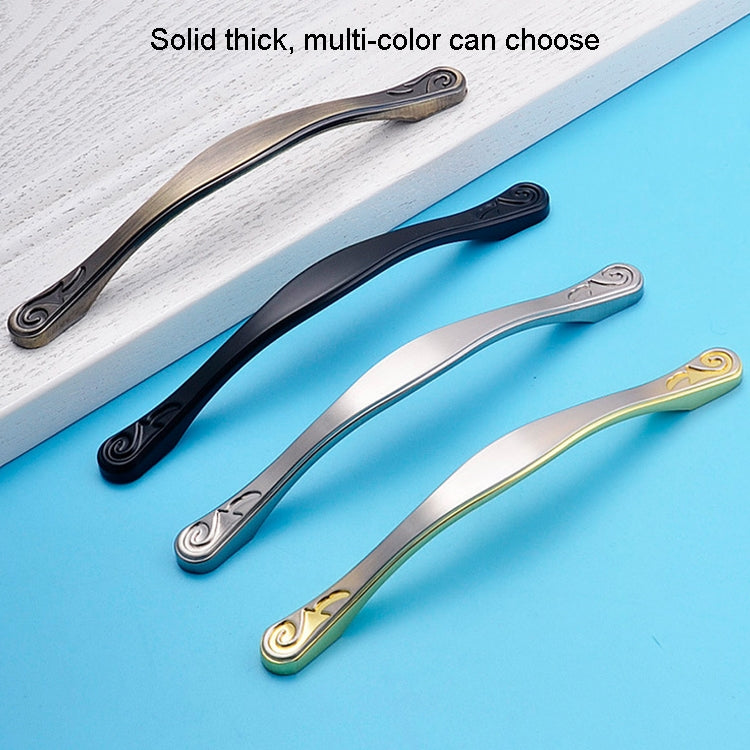 4041-128 Green Ancient Zinc Alloy Cabinet Handle Pitch: 128mm, 4041-128 Green Ancient