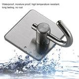 MYD-1038 304 Stainless Steel Sticky Hook Kitchen Bathroom Multi-functional Hole Free Wall Mount Holder, MYD-1038