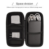 Multi-function Travel Mobile Power Earphone Electronic Product Storage Box Protective Bag, Earphone Storage Box