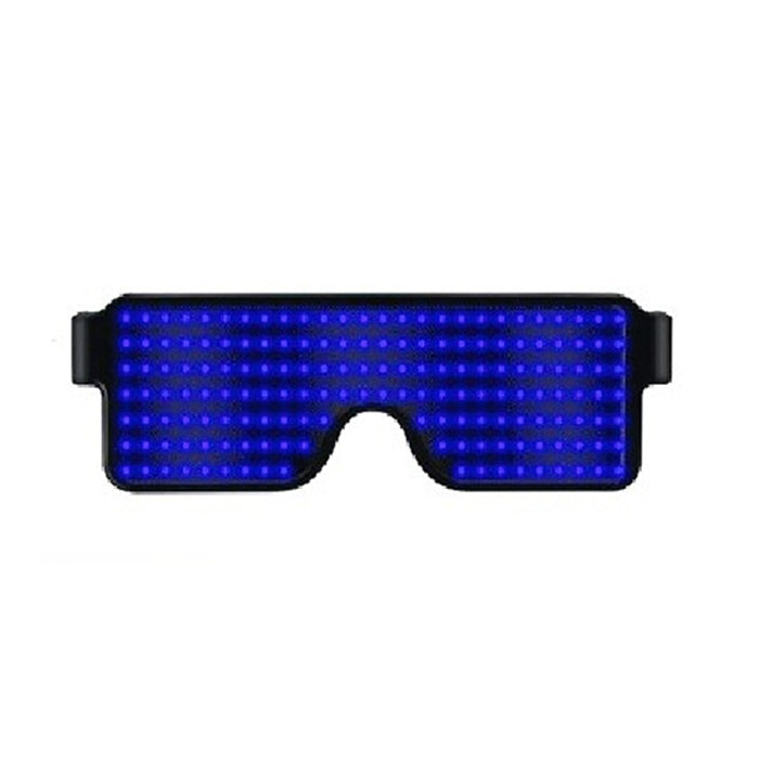 Night Club Bar Disco LED Light Emitting Glasses Festival Party USB Charging Shutter Dynamic Flash Glasses