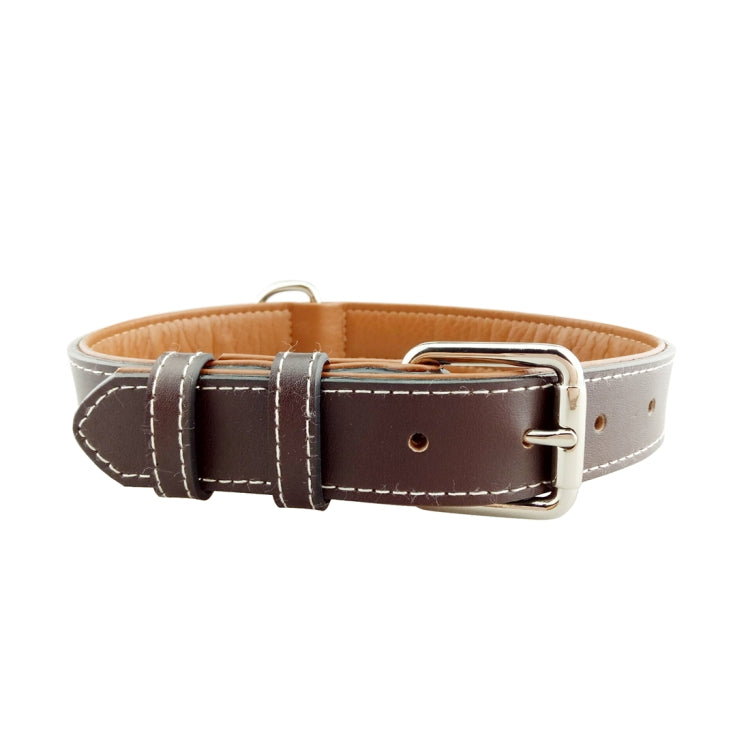 Leather Pet Dog Collar Pet Products Big Dog Collar, Size: M, 2 * 42cm, Size: M