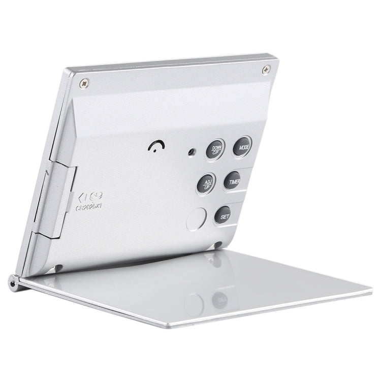 MT-033 LCD Display Portable Folding Digital Travel Temperature Alarm Clock, MT-033