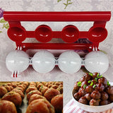 Useful Newbie Meatballs Fish Balls Kitchen Homemade Stuffed Meatballs Maker Home Cooking Tools, ABS Red