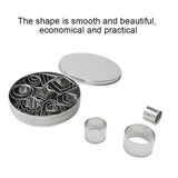 24 PCS / Set Stainless Steel DIY Cookie Biscuits Molds Geometry Baking Tools (Octagon), HC4340A, HC4340B, HC4340C
