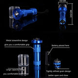 2 PCS 70mm Metal Rolling Machine Tobacco Roller Cigarette Maker For Paper, Electric Tobacco Grinder