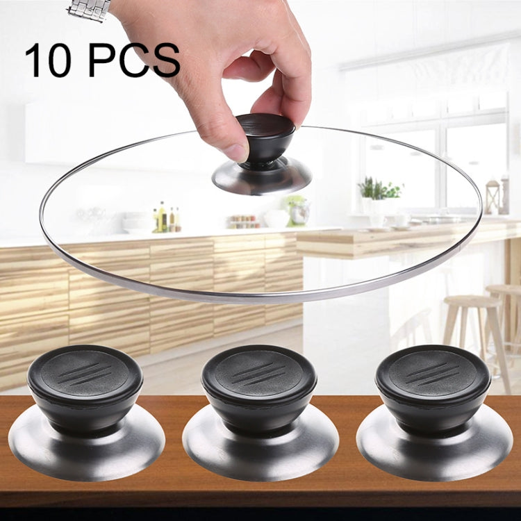 12 PCS Kitchen Universal Replaceable Pot Cover Handle Circular Plastic Knob, Pot Cover Plastic Knob Pot Cover Plastic Knob