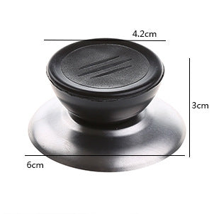 12 PCS Kitchen Universal Replaceable Pot Cover Handle Circular Plastic Knob, Pot Cover Plastic Knob