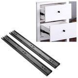 20 inches 3-section Mute Cold Rolled Steel Sliding Drawer Slides Ball Slide Rail Length: 50cm, 20 inches (Cold Rolled Steel) 20 inches (Cold Rolled Steel)