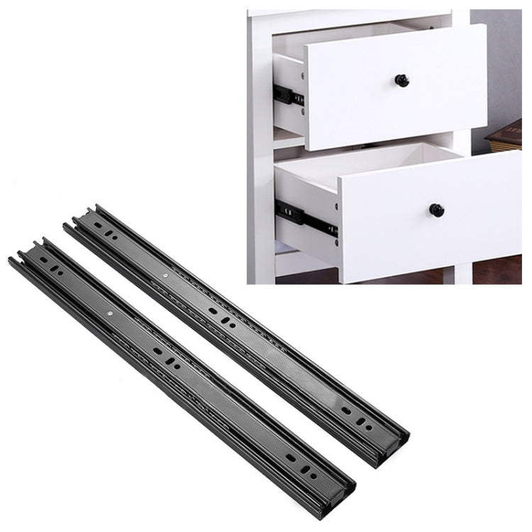 20 inches 3-section Mute Cold Rolled Steel Sliding Drawer Slides Ball Slide Rail Length: 50cm, 20 inches (Cold Rolled Steel) 20 inches (Cold Rolled Steel)