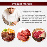 48-Pin Ultra Shrill Needle Stainless Steel Blades Meat Tenderizer for Chicken, Steak, Beef, Pork, Fish, 15x11.3x3.5cm