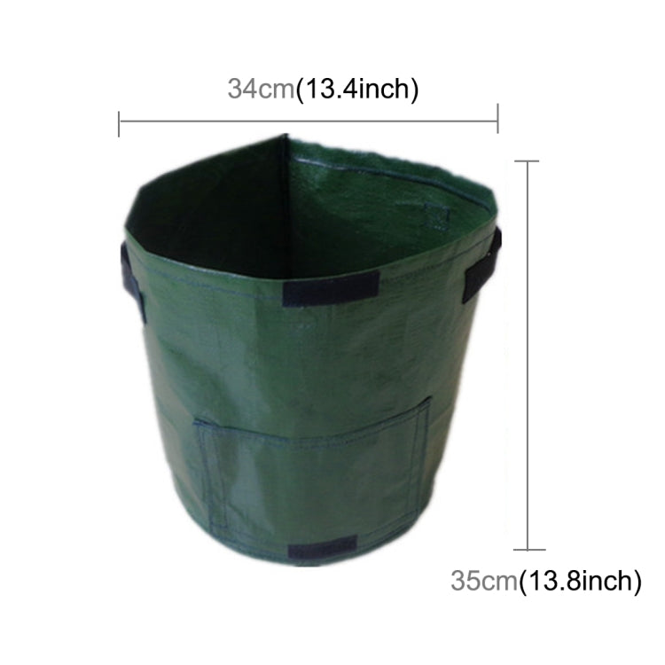 2 PCS 7 Gallons Potato Planting PE Bags Woven Fabric Bags Cultivation Garden Pots Vegetable Planting Bags Grow Bags Farm Garden Supplies, Green, Black, Orange, Yellow
