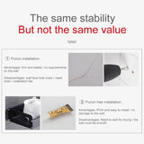 80cm Kitchen Multi-function Wall Hanging Holder Seasoning Storage Rack, 80cm(Silver)