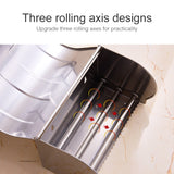 K20 304 Stainless Steel Bathroom Wall-mounted Waterproof Bright Light Paper Towel Roll Holder, K20