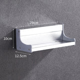 30cm Multi-function Kitchen Punching Wall-mounted Aluminum Condiment Storage Rack, 30cm Punching