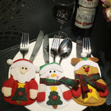 3 PCS 3 in 1 Christmas Decoration Gift Cutlery Holders Set, Random Style Delivery, 3 in 1