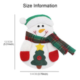 3 PCS 3 in 1 Christmas Decoration Gift Cutlery Holders Set, Random Style Delivery, 3 in 1