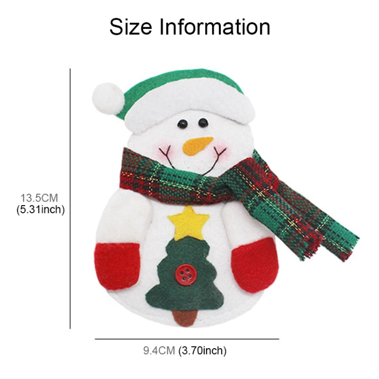 3 PCS 3 in 1 Christmas Decoration Gift Cutlery Holders Set, Random Style Delivery, 3 in 1