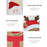 2 PCS CX20215 Snowman Pattern Wine Bottle Bag Christmas Decoration, HC4910A, HC4910B, HC4910C