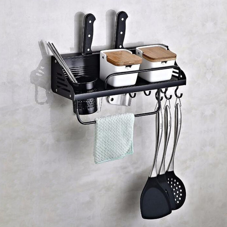 A Version 40cm 1 Cup Kitchen Multi-function Wall-mounted Condiment Storage Rack, A Version 40cm