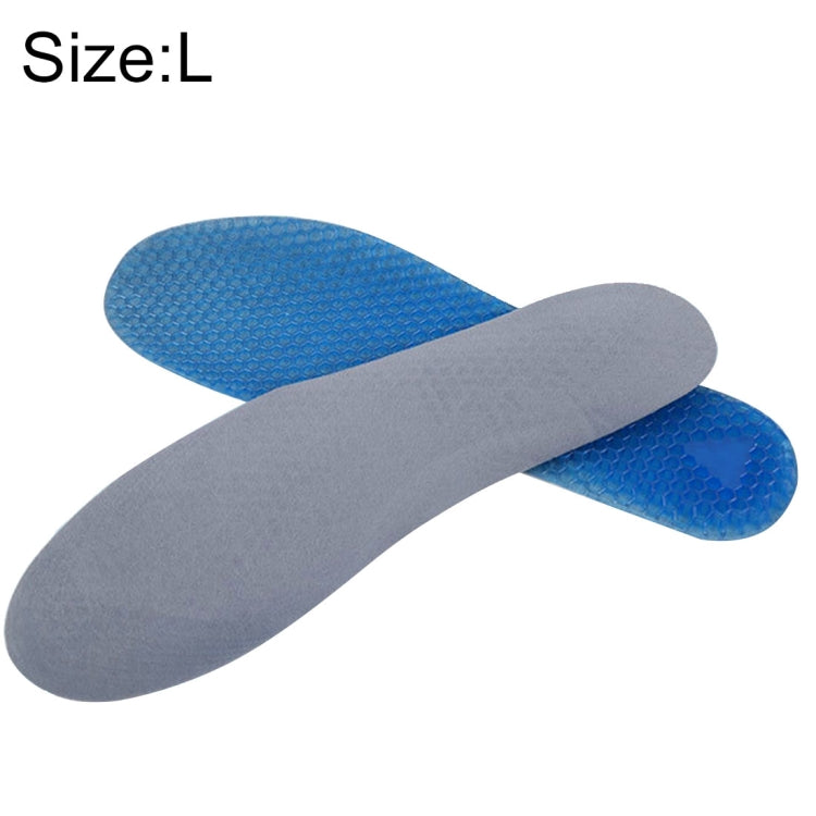 1 Pair Honeycomb Damping Suede Soft Sport Shoes Insoles, Full Pads, Size: L / 41-46yards Default Title