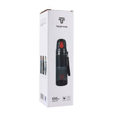 Teloy TNY-9601 650ML Portable Snap Cap Space Cup Bottle, Applicative Water Temperature: ﹣20 ~ 120 Celsius Degrees, TNY-9601 (Light Grey + Green), TNY-9601 (Grey + Orange), TNY-9601 (Dark Grey + Red)