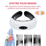 Household Electric Pulse Shock Neck Massager Intelligent Body Massager, Battery Powered (Not Include Battery), Old Battery Power