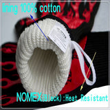 2 Layer Fire Protection Portable Silicone Anti-skidding High Temperature Resistance Cooking Baking Barbecue Gloves, Size: 28-33 cm