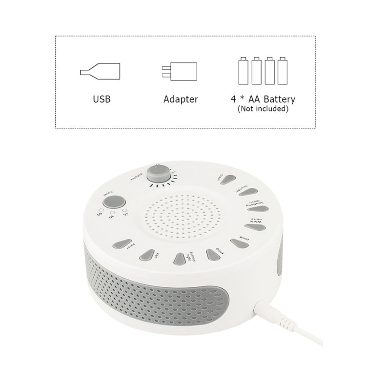 White Noise Machine Sleep Aid Device Improves Sleeping with Nine Timed Music, UNM-GH-006