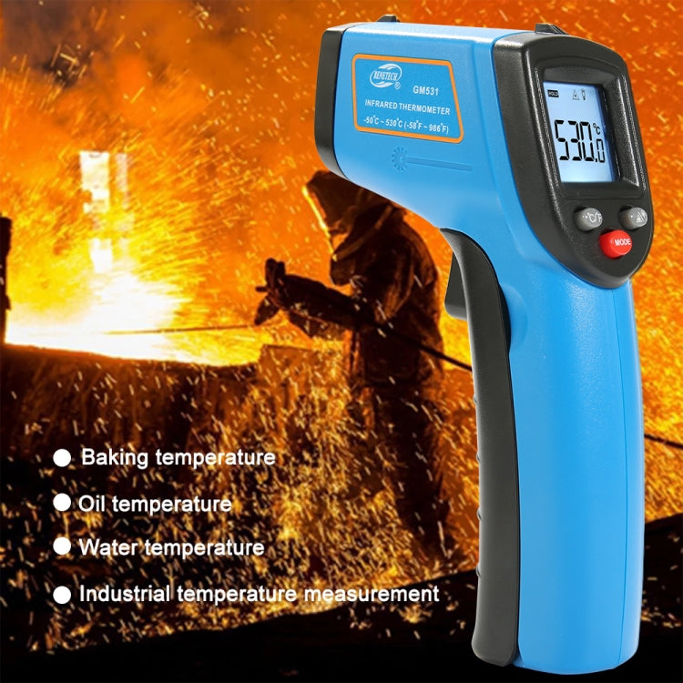 BENETECH GM531 Handheld Thermometer Cooking Digital Infrared Thermometer, Measure Range: -50~530 C, GM531