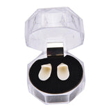 1 Pair 19mm Halloween Party Dentures Props Vampire Zombie Devil Fangs Teeth, 19mm
