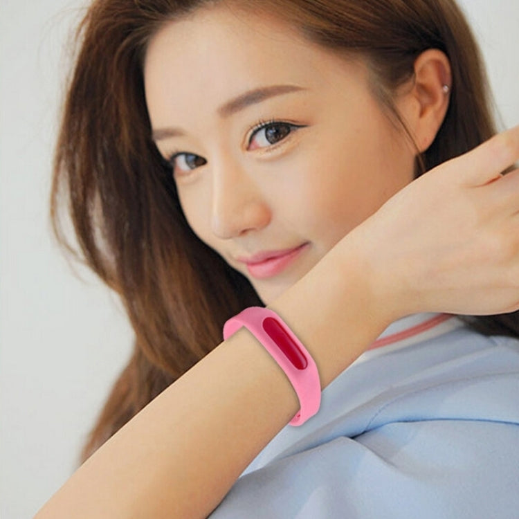 20 PCS Anti-mosquito Silicone Repellent Bracelet Buckle Wristband Bugs Away, Suitable for Children and Adults, Length:23cm, Random Color Delivery, 20 PCS