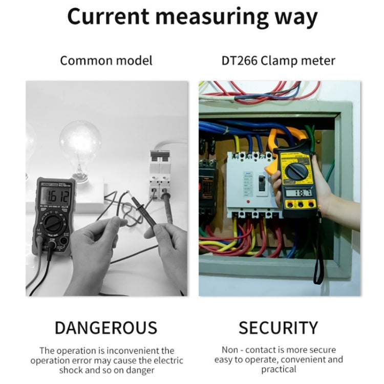 ANENG 266X Automatic High-Precision Clamp Multimeter with Buzzer, 266X Yellow - Zen Craft