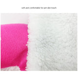Strawberry Shaped Foldable Short Plush Pet House Nest, Size: M, Red, Size M, Pink, Size M, Blue, Size M, Purple, Size M