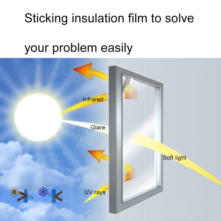 UV Reflective One Way Privacy Decoration Glass Window Film Sticker, Width: 80cm, Length: 1m, Width: 80cm