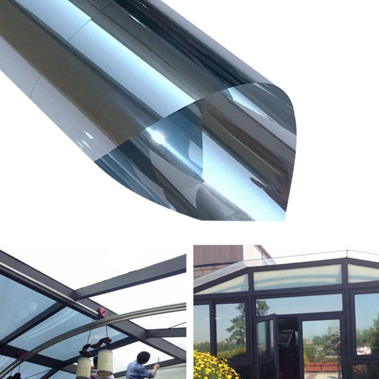 UV Reflective One Way Privacy Decoration Glass Window Film Sticker, Width: 70cm, Width: 70cm Width: 70cm Silver