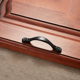 4041-64 Simple Archaistic Zinc Alloy Handle for Cabinet Wardrobe Drawer Door, Hole Spacing: 64mm, 4041-64