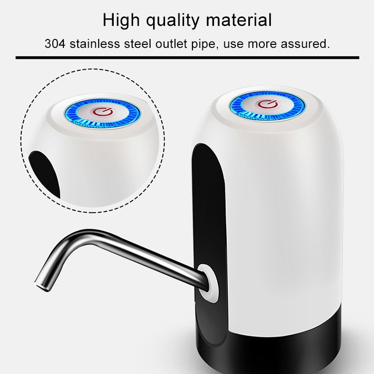 A1 Bottled Water Electric Water Absorber Water Dispenser Automatic Pump (White), A1 Bottled Automatic Pump