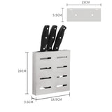 304 Stainless Steel Wall-mounted Kitchen Rack Hanging Knife Holder, Knife Holder