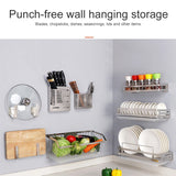 304 Stainless Steel Wall-mounted Kitchen Rack Hanging Pot Lid Holder, Pot Lid Holder