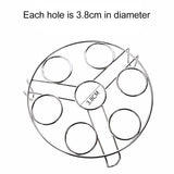 Steamer Rack Basket Egg Vegetable Steaming Trivet for Instant Pot Pressure Cooker, Diameter: 17.5cm, Height: 8cm, Diameter: 17.5cm, Height: 8cm