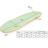 1 Pair Sports Shock Absorption Breathable Soft Thick Sweat Absorbent Insoles for Men / Women, Size: L(41-46 Yards), Size: L(41-46 Yards)