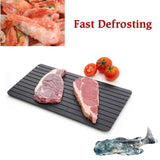 Kitchen Tool Rapid Defrosting Tray Thawing Plate Frozen Food Defrost Without Electricity, Size: 11.6 x 8 inch, Medium 3mm