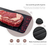 Kitchen Tool Rapid Defrosting Tray Thawing Plate Frozen Food Defrost Without Electricity, Size: 11.6 x 8 inch, Medium 3mm